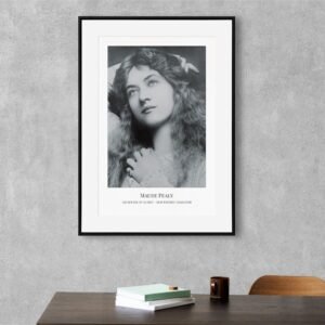 Framed portrait of woman from Bain Collection.