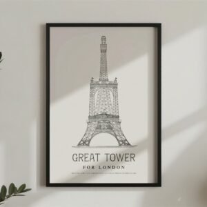 Eiffel Tower illustration with 'Great Tower for London'