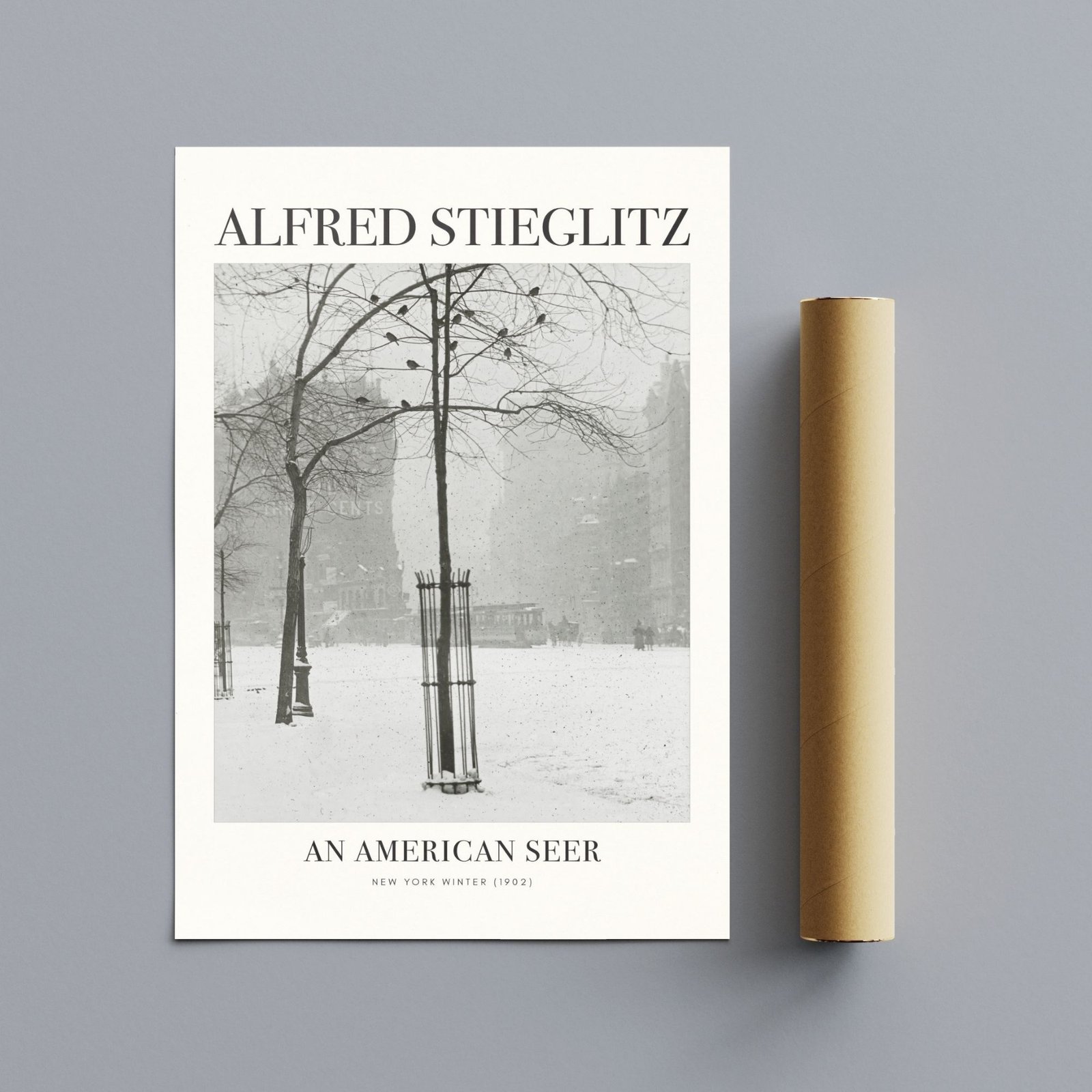 Alfred Stieglitz photography exhibition poster.