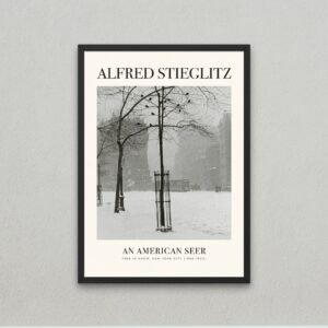 Alfred Stieglitz photograph, snow-covered tree, New York City.