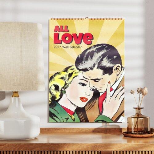 Ace Magazines Wall Calendar – Classic Comic Art, Golden Age Comics, Semi-Glossy Paper