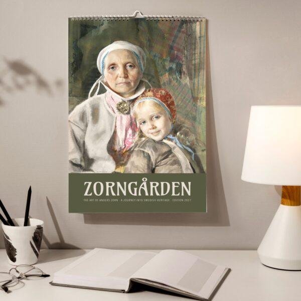 Anders Zorn Wall Calendar - Swedish Artists, Magical Realism, Semi-Glossy Paper