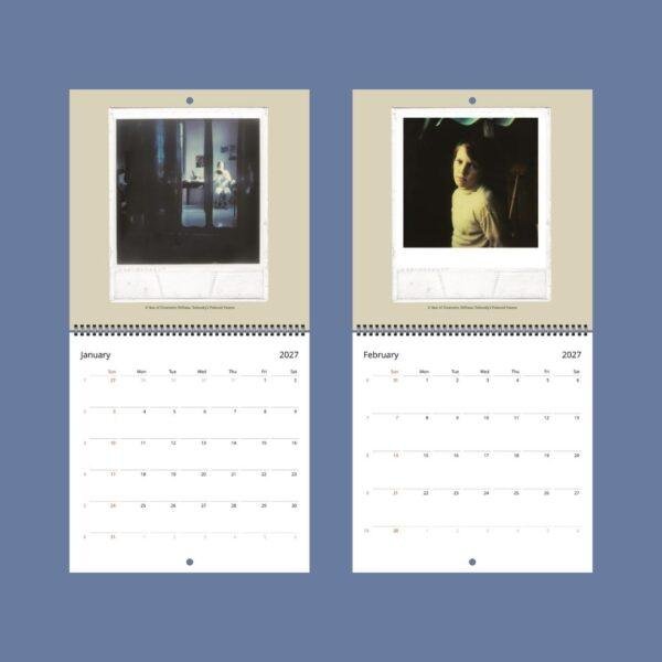 Andrei Tarkovsky Wall Calendar - Polaroid Album, Memory In Frames, Semi-Glossy Paper