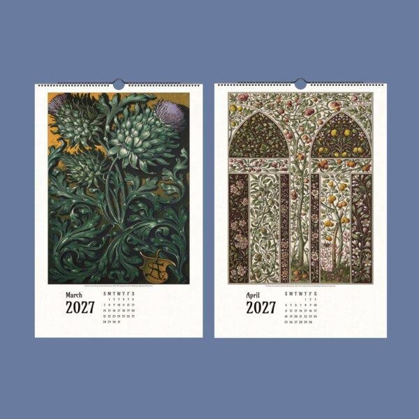 Art Nouveau Design Calendar