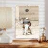 2027 Afghanistan wall calendar displayed on wooden shelf