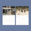 2027 wall calendar showing March and April with Afghanistan photos