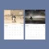 2027 wall calendar showing November and December with Afghan photography