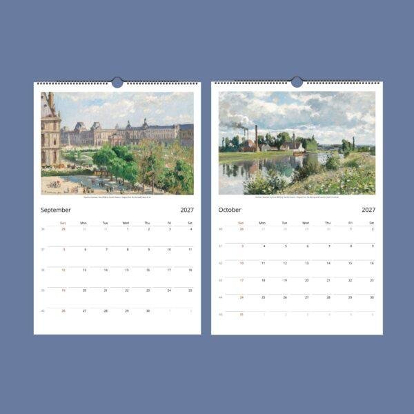 Camille Pissarro Wall Calendar – French impressionism, Thoughtfull Gifts, Semi-Glossy Paper