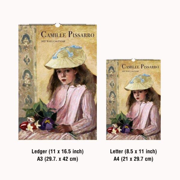 Camille Pissarro Wall Calendar – French impressionism, Thoughtfull Gifts, Semi-Glossy Paper