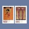Charles Rennie Mackintosh Wall Calendar – Glasgow Artist, Modern Architecture, Architect Gifts, Semi-Glossy Paper