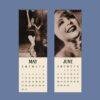 Clara Bow Wall Calendar – American actress, Roaring Twenties, Nostalgic Gift, Semi-Glossy Paper