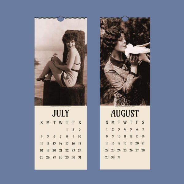 Clara Bow Wall Calendar – American actress, Roaring Twenties, Nostalgic Gift, Semi-Glossy Paper