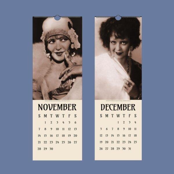 Clara Bow Wall Calendar – American actress, Roaring Twenties, Nostalgic Gift, Semi-Glossy Paper
