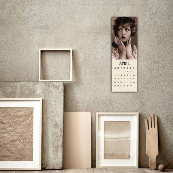 Clara Bow Wall Calendar – American actress, Roaring Twenties, Nostalgic Gift, Semi-Glossy Paper