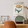 Dietzsch Sisters Botanical Calendar – 18th Century Art, Painted Flowers, Semi-Glossy Paper