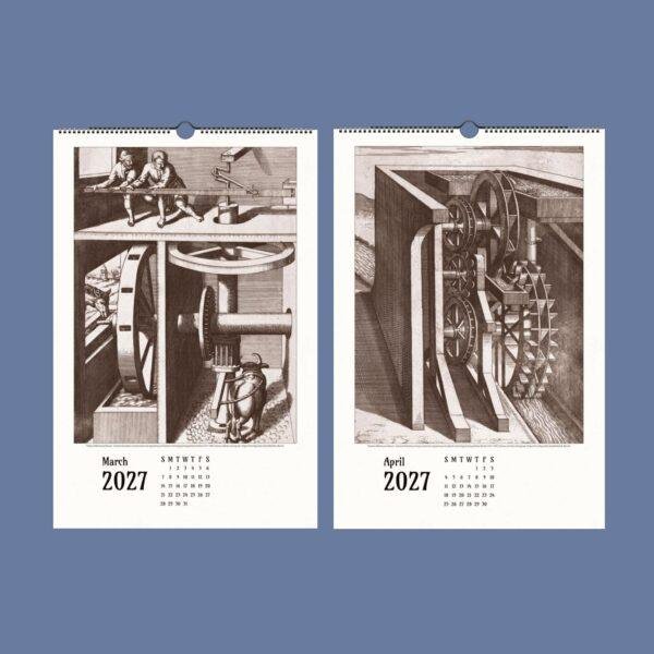 Engineering History Wall Calendar