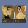 Helene Schjerfbeck Wall Calendar - Finish Artist, French Realism, Gift For Creatives, Semi-Glossy Paper
