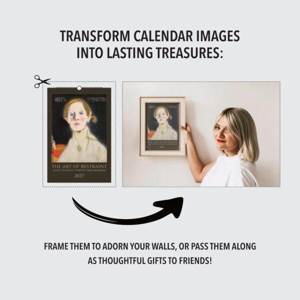 Helene Schjerfbeck Wall Calendar - Finish Artist, French Realism, Gift For Creatives, Semi-Glossy Paper