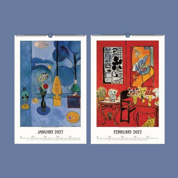 Henri Matisse Art Wall Calendar - French Artist, Abstract Artwork, Fauvism Painting, Semi-Glossy Paper