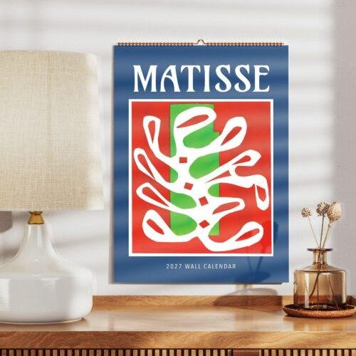 Henri Matisse Art Wall Calendar - French Artist, Abstract Artwork, Fauvism Painting, Semi-Glossy Paper
