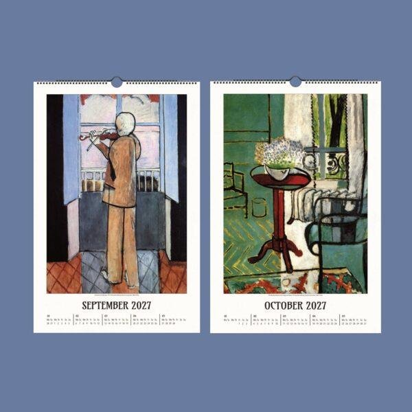 Henri Matisse Art Wall Calendar - French Artist, Abstract Artwork, Fauvism Painting, Semi-Glossy Paper