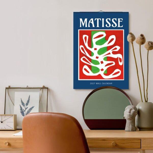 Henri Matisse Art Wall Calendar - French Artist, Abstract Artwork, Fauvism Painting, Semi-Glossy Paper