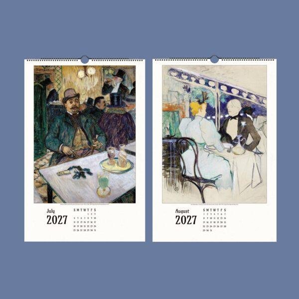 Toulouse Lautrec Wall Calendar – French Artist, Moulin Rouge, Art Lover Gift, Semi-Glossy Paper