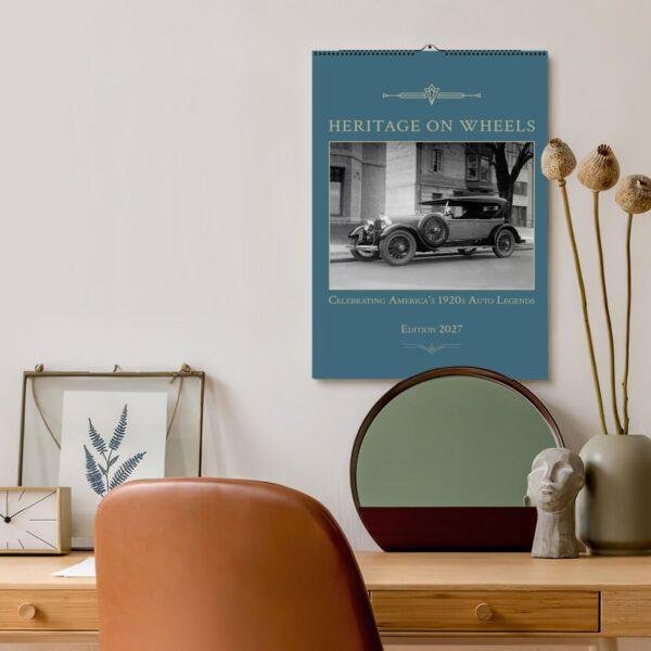 American Car Calendar – Thoughtful Gifts Men, 1920s Classic Cars, Semi-Glossy Paper