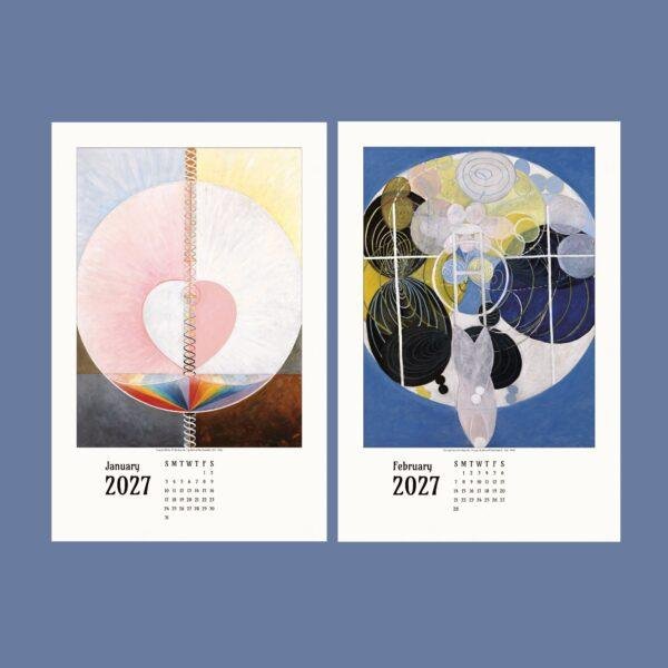 Hilma af Klint Wall Calendar – Swedish Artists, Scandinavian Art, Semi-Glossy Paper