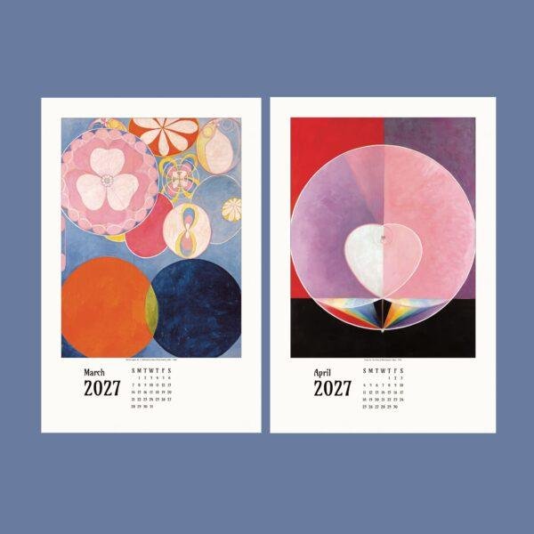 Hilma af Klint Wall Calendar – Swedish Artists, Scandinavian Art, Semi-Glossy Paper