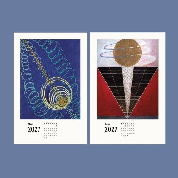 Hilma af Klint Wall Calendar – Swedish Artists, Scandinavian Art, Semi-Glossy Paper