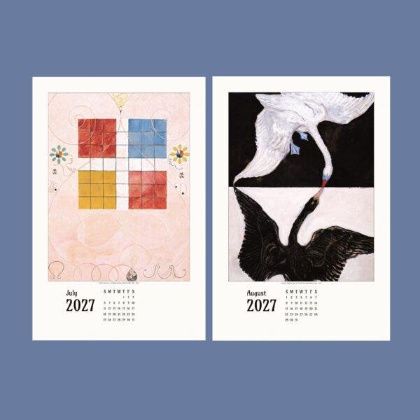 Hilma af Klint Wall Calendar – Swedish Artists, Scandinavian Art, Semi-Glossy Paper