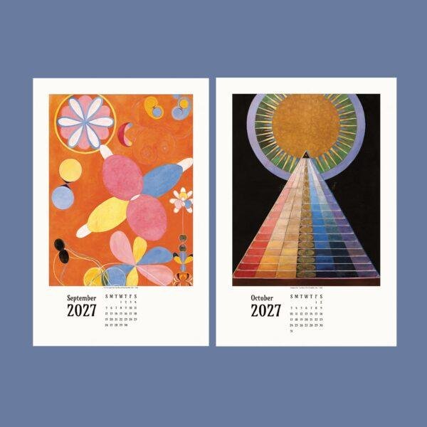 Hilma af Klint Wall Calendar – Swedish Artists, Scandinavian Art, Semi-Glossy Paper