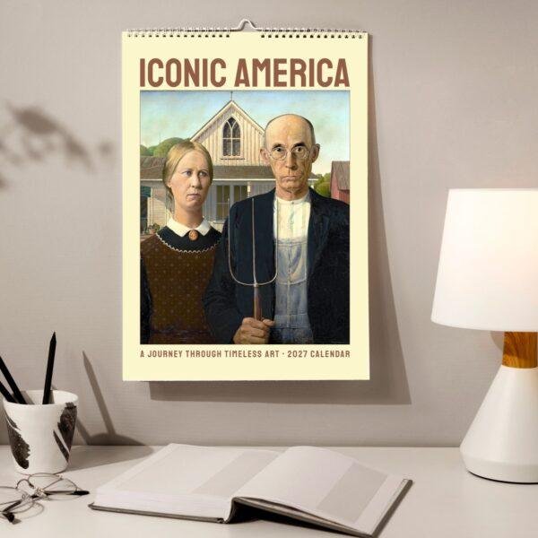 Classic American Art Calendar – Artist Tribute, Famous Paintings, Semi-Glossy Paper