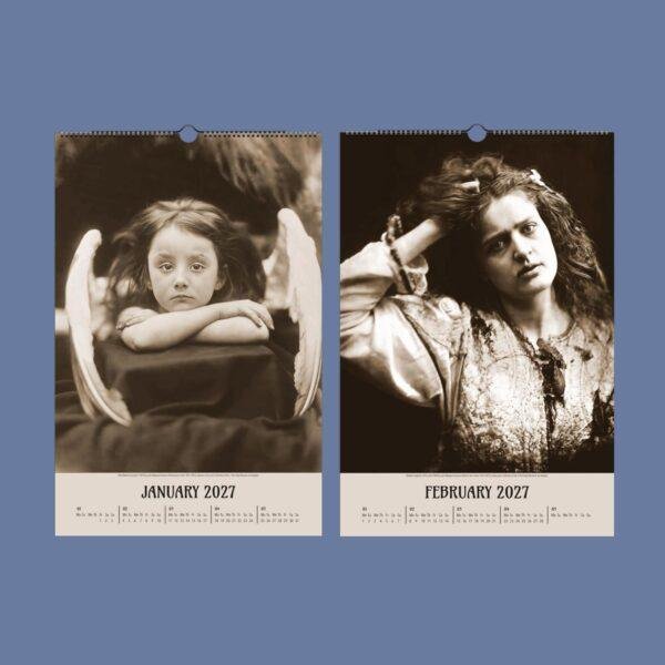 Retro Art Calendar -  Julia Margaret Cameron's Classic Portraits and Religious Figures, Semi-Glossy Paper