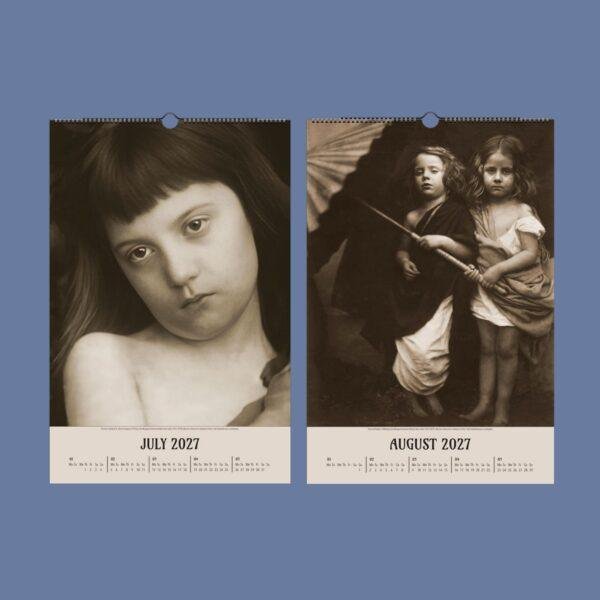 Retro Art Calendar -  Julia Margaret Cameron's Classic Portraits and Religious Figures, Semi-Glossy Paper
