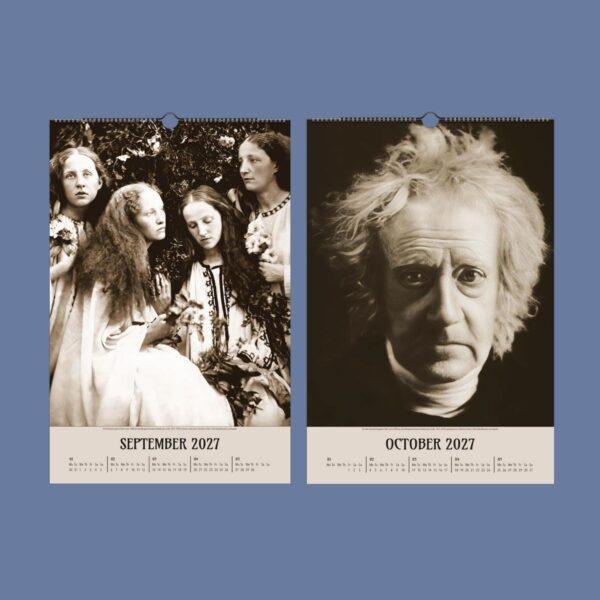 Retro Art Calendar -  Julia Margaret Cameron's Classic Portraits and Religious Figures, Semi-Glossy Paper
