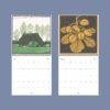 Julie de Graag Wall Calendar – Dutch Artist, Symbolism Art, Floral Graphic, Semi-Gloss Paper