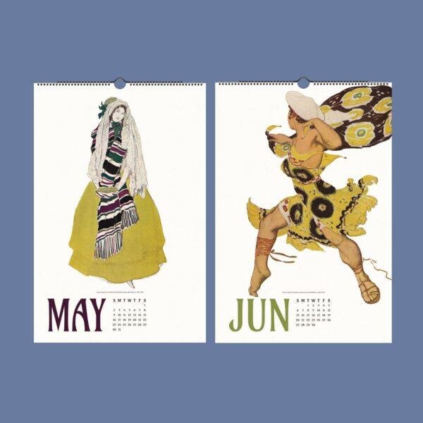 Léon Bakst Wall Calendar