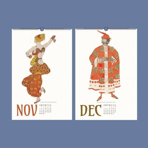 Léon Bakst Wall Calendar