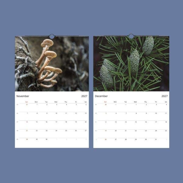 Macro Photography Wall Calendar – Nature Photo, Semi-Gloss Paper