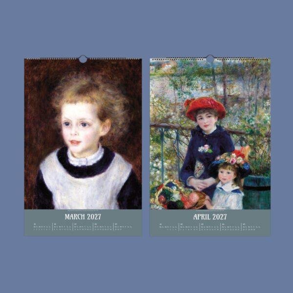 Pierre-Auguste Renoir Wall Calendar