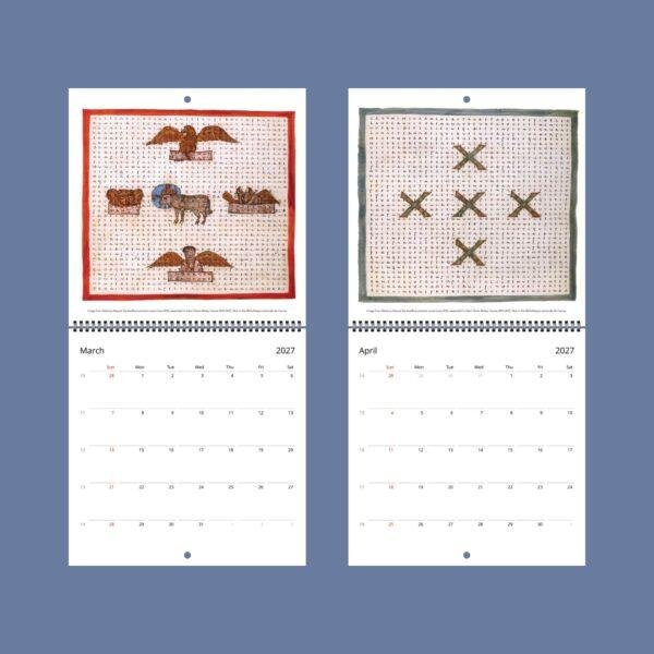 Rabanus Maurus Wall Calendar – Medieval Art, Church Decor, Semi-Glossy Paper