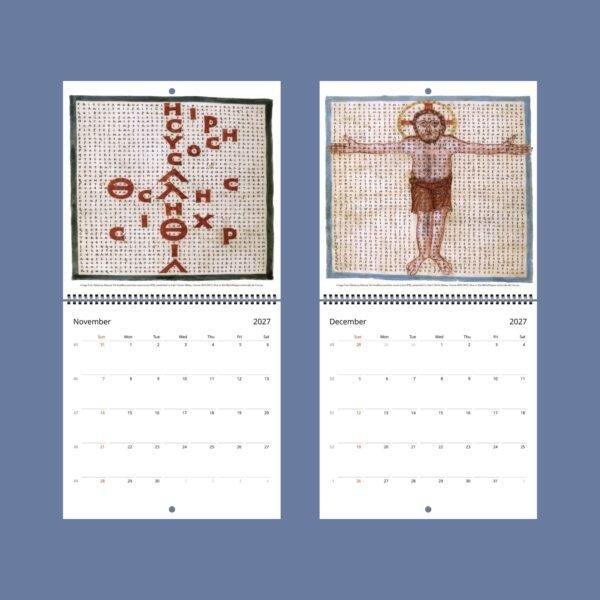 Rabanus Maurus Wall Calendar – Medieval Art, Church Decor, Semi-Glossy Paper