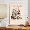 Veins of Crimson Wall Calendar - American Gothic Art, Dark Academia, Semi-Glossy Paper