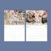 Veins of Crimson Wall Calendar - American Gothic Art, Dark Academia, Semi-Glossy Paper