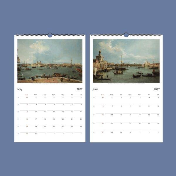 Canaletto Wall Calendar