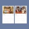 Vittorio Reggianini Wall Calendar – Italian Artist, Romanticism Art, Salon Decor, Semi-Glossy Paper