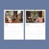 Vittorio Reggianini Wall Calendar – Italian Artist, Romanticism Art, Salon Decor, Semi-Glossy Paper