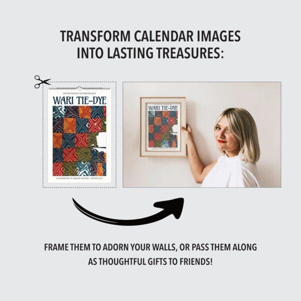 Indigenous Art Wall Calendar – Native American, Ethnic Designs, Semi-Glossy Paper